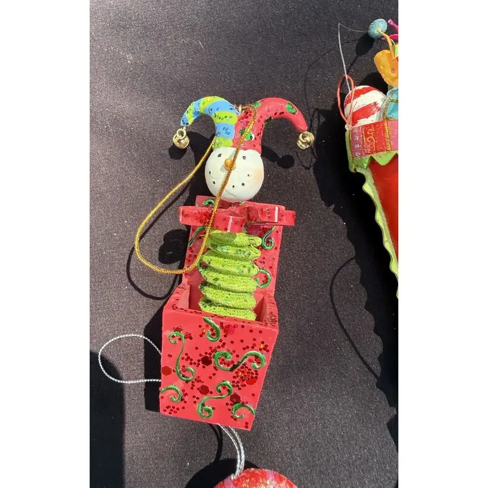 Dept 56 Whimsical Christmas ornament Bobble Springy Rare! -Lo10